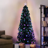 darrahopens Occasions > Christmas Jingle Jollys Christmas Tree 2.1M LED Xmas trees with Lights Multi Colour