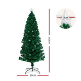 darrahopens Occasions > Christmas Jingle Jollys Christmas Tree 2.1M LED Xmas trees with Lights Multi Colour