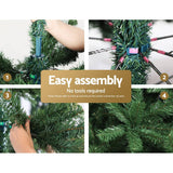 darrahopens Occasions > Christmas Jingle Jollys Christmas Tree 2.4M Xmas Trees Decorations Green 1500 Tips