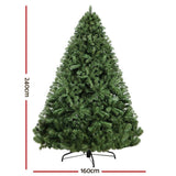darrahopens Occasions > Christmas Jingle Jollys Christmas Tree 2.4M Xmas Trees Decorations Green 1500 Tips