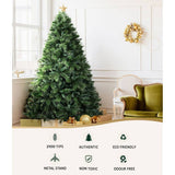 darrahopens Occasions > Christmas Jingle Jollys Christmas Tree 2.4M Xmas Trees Decorations Pine-Needle 2100 Tips