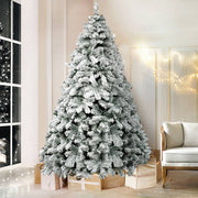 darrahopens Occasions > Christmas Jingle Jollys Christmas Tree 2.4M Xmas Trees Decorations Snowy 1291 Tips