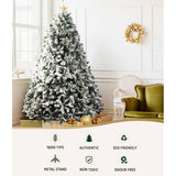 darrahopens Occasions > Christmas Jingle Jollys Christmas Tree 2.4M Xmas Trees Decorations Snowy 1500 Tips