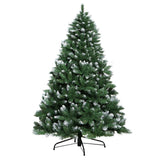 darrahopens Occasions > Christmas Jingle Jollys Christmas Tree 2.4M Xmas Trees Decorations Snowy Green 1400 Tips