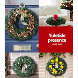 darrahopens Occasions > Christmas Jingle Jollys Christmas Wreath 60cm Xmas Tree Decoration Green