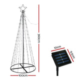 Darrahopens Occasions > Christmas Jingle Jollys Solar Powered Christmas Tree 3.6M 8 Light Modes