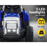 darrahopens Occasions > Christmas Rigo Ride On Car Tractor Toy Kids Electric Cars 12V Battery Child Toddlers Blue