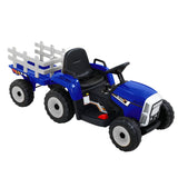 darrahopens Occasions > Christmas Rigo Ride On Car Tractor Toy Kids Electric Cars 12V Battery Child Toddlers Blue