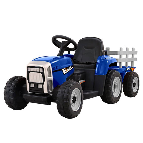 darrahopens Occasions > Christmas Rigo Ride On Car Tractor Toy Kids Electric Cars 12V Battery Child Toddlers Blue