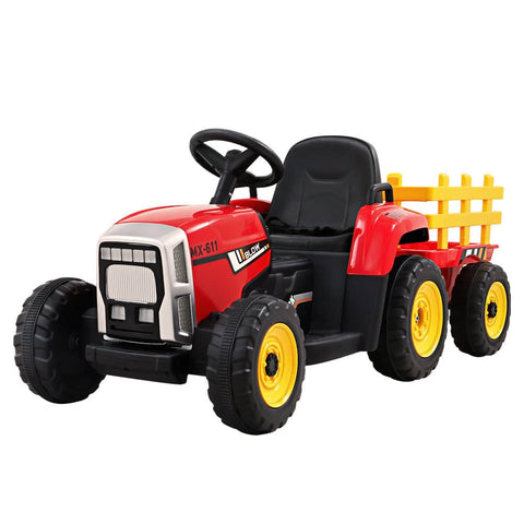 darrahopens Occasions > Christmas Rigo Ride On Car Tractor Toy Kids Electric Cars 12V Battery Child Toddlers Red