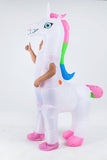 darrahopens Occasions > Costumes Giant Unicorn Fancy Dress Fan Inflatable Costume  Suit