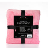 darrahopens Occasions > Costumes Royal Comfort Snug Hoodie Nightwear Super Soft Reversible Coral Fleece 750GSM - Pink