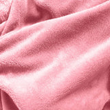 darrahopens Occasions > Costumes Royal Comfort Snug Hoodie Nightwear Super Soft Reversible Coral Fleece 750GSM - Pink