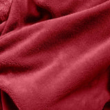 darrahopens Occasions > Costumes Royal Comfort Snug Hoodie Nightwear Super Soft Reversible Coral Fleece 750GSM - Red