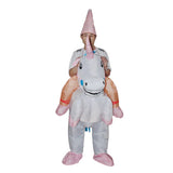 darrahopens Occasions > Costumes UNICORN Fancy Dress Inflatable Suit -Fan Operated Costume