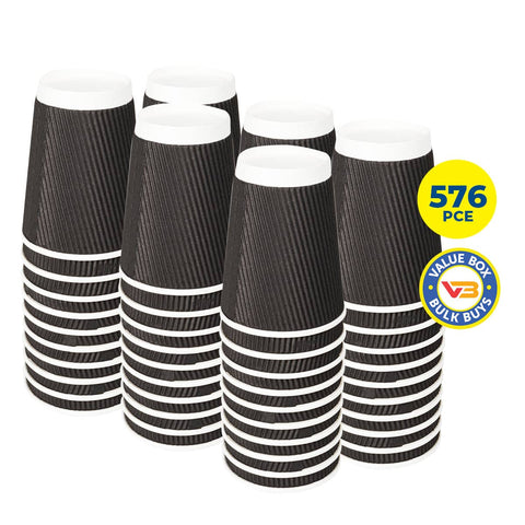 Darrahopens Occasions > Disposable Tablewear Party Central 576PCE Disposable Coffee Cups Double Wall Microwave Safe 230ml