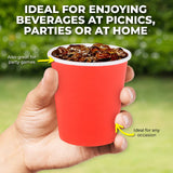 Darrahopens Occasions > Disposable Tablewear Party Central 900PCE Red Paper Cups Disposable Leak Resistant 200ml