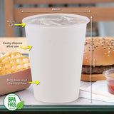 Darrahopens Occasions > Disposable Tablewear Party Central 900PCE White Paper Cups Disposable Leak Resistant 350ml