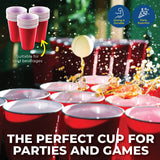 Darrahopens Occasions > Disposable Tablewear Party Central 960PCE Red Party Cups Disposable BPA Free High Quality 265ml