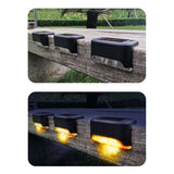 Darrahopens Occasions > Lights 3-Piece Solar Deck Lights Set, Wireless, Waterproof, Warm White Light