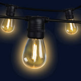 darrahopens Occasions > Lights Jingle Jollys 23m LED Festoon String Lights 20 Bulbs Kits Wedding Party Christmas S14