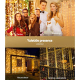 darrahopens Occasions > Lights Jingle Jollys 6X3M Christmas Curtain Lights 600LED Warm White