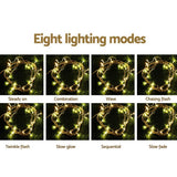 darrahopens Occasions > Lights Jingle Jollys 6X3M Christmas Curtain Lights 600LED Warm White