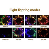 darrahopens Occasions > Lights Jingle Jollys 800 LED Christmas Icicle Lights Mutlicolour