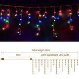 darrahopens Occasions > Lights Jingle Jollys 800 LED Christmas Icicle Lights Mutlicolour