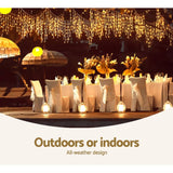 darrahopens Occasions > Lights Jingle Jollys 800 LED Christmas Icicle Lights Warm White