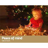 darrahopens Occasions > Lights Jingle Jollys 800 LED Christmas Icicle Lights Warm White