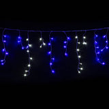 darrahopens Occasions > Lights Jingle Jollys 800 LED Christmas Icicle Lights White and Blue