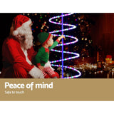 darrahopens Occasions > Lights Jingle Jollys Christmas LED Motif Light 1.88M Tree Waterproof Colourful