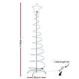 darrahopens Occasions > Lights Jingle Jollys Christmas LED Motif Light 1.88M Tree Waterproof Colourful
