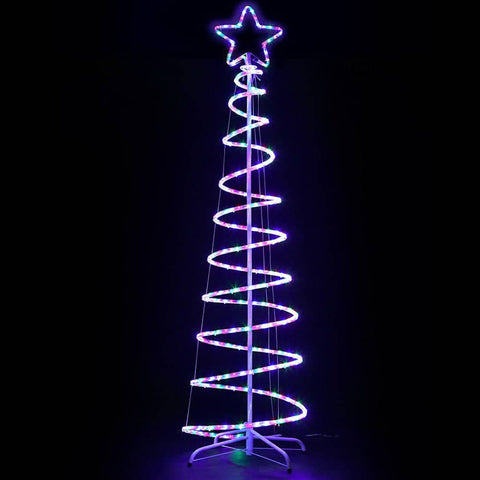 darrahopens Occasions > Lights Jingle Jollys Christmas LED Motif Light 1.88M Tree Waterproof Colourful