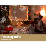 darrahopens Occasions > Lights Jingle Jollys Pattern LED Laser Landscape Projector Light Lamp Christmas Party
