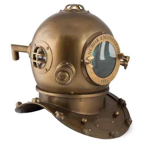 Darrahopens Occasions > Novelty Gifts Anchor Engineering 1921 Brass Diving Helmet