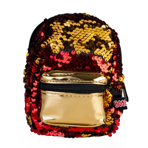 Darrahopens Occasions > Novelty Gifts Gold Red Sequins BooBoo Backpack Mini