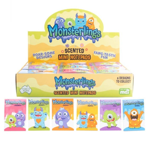 Darrahopens Occasions > Novelty Gifts Monsterlings Mini Notebook (CHOSEN AT RANDOM)