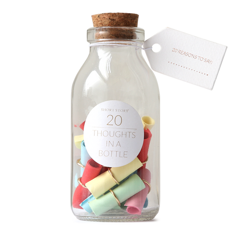 Darrahopens Occasions > Novelty Gifts Thoughts in a Bottle 20 Reasons Why