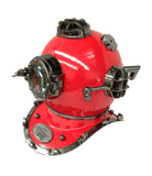 Darrahopens Occasions > Novelty Gifts US Navy Mark V Diving Helmet – Red