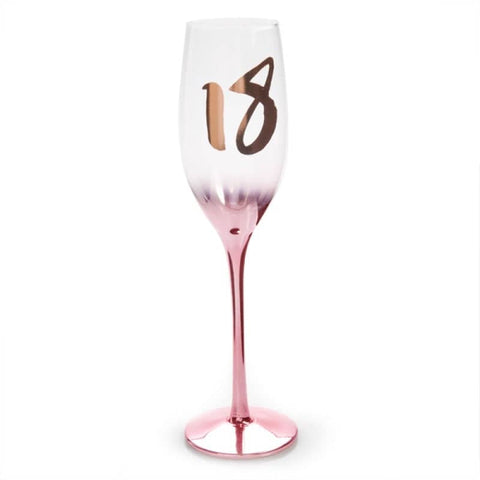 Darrahopens Occasions > Party & Birthday Novelties 18th Birthday Blush Campagne Flute