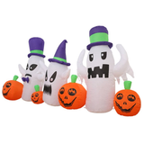 Darrahopens Occasions > Party Decorations Festiss 2.7m Ghosts and Pumpkins Halloween Inflatable with LED FS-INF-20