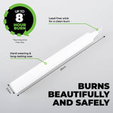 Darrahopens Occasions > Party Decorations Home Master 96PCE Straight Candles White Home Decor Party Wedding 20cm