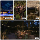 Darrahopens Occasions > Party Lights 20M Festoon String Lights Kits Christmas Wedding Party Waterproof outdoor
