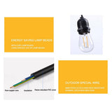 Darrahopens Occasions > Party Lights 20M Festoon String Lights Kits Christmas Wedding Party Waterproof outdoor