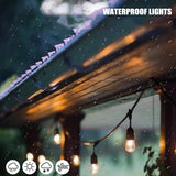 Darrahopens Occasions > Party Lights 20M Festoon String Lights Kits Christmas Wedding Party Waterproof outdoor