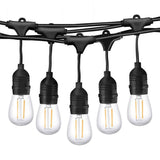 Darrahopens Occasions > Party Lights 20M Festoon String Lights Kits Christmas Wedding Party Waterproof outdoor