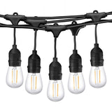 Darrahopens Occasions > Party Lights 40M Festoon String Lights Kits Christmas Wedding Party Waterproof outdoor