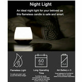 Darrahopens Occasions > Party Lights Twin Pack MIPOW PlayBulb LED Flameless Candle Night Light App Control Wedding Party